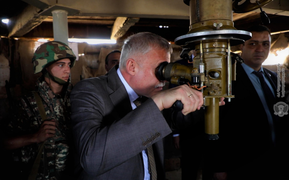 Stanislav Zas looks at Armenia-Azerbaijan border